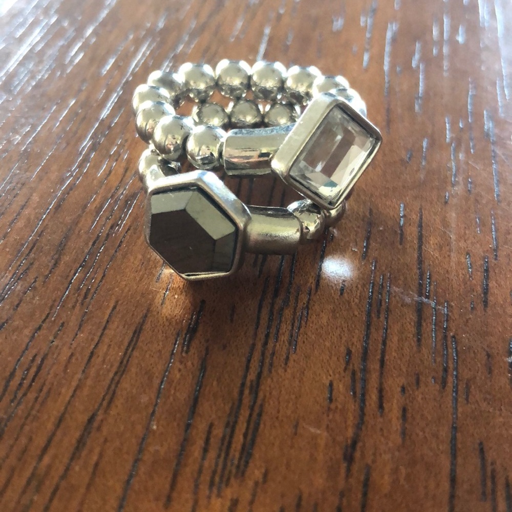 Cookie Lee stretchy ring stack